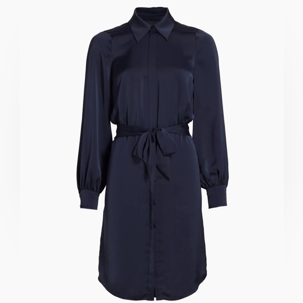 Ramy Brook Midnight Blue Long Sleeve Dress